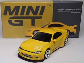 MINI GT S15シルビア パンデム ロケットバニー チェイス PANDEM Amazon | MINI GT Pandem シルビア S15 Rocket Bunny イエロー